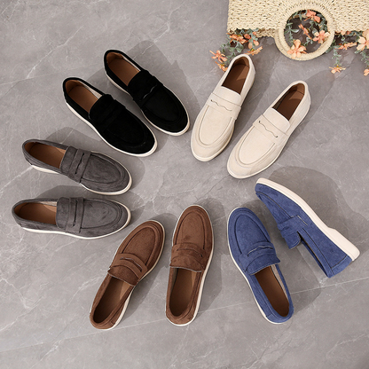 Women’s Penny Loafers – Comfortable Walking Shoes with Supportive Sole